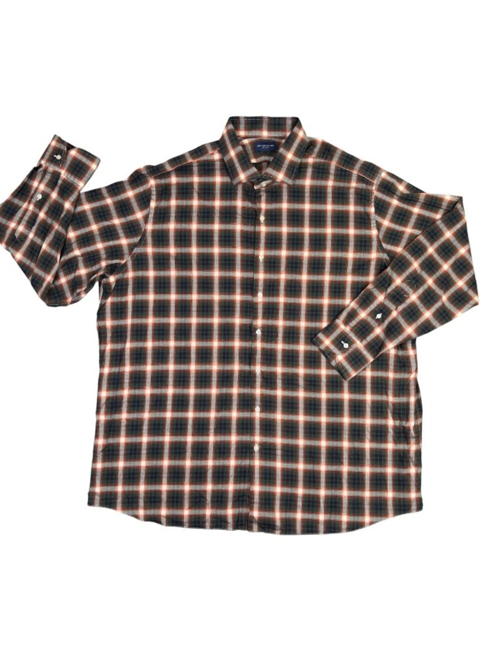 Proper Cloth Mens Button Down Shirt Tartan Plaid Green Red Custom 4XL 3XL Tall